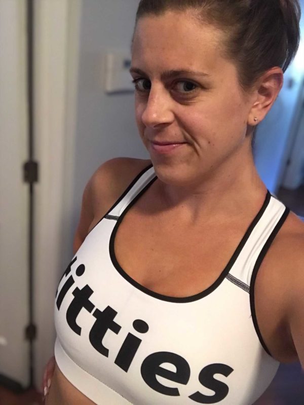 Titties sports bra image