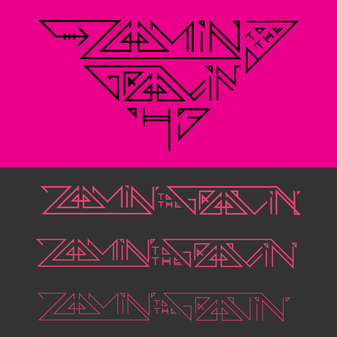 Zoomin Typography