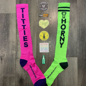 THORNY shiggy socks naughty stocking stuffers