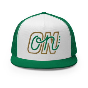 On-On Trucker Hat - Green (Gold) Dress Edition