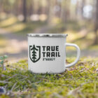 True Trail Running Co enamel mug